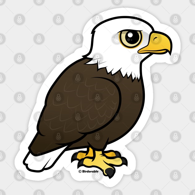 Birdorable Bald Eagle Sticker by birdorable